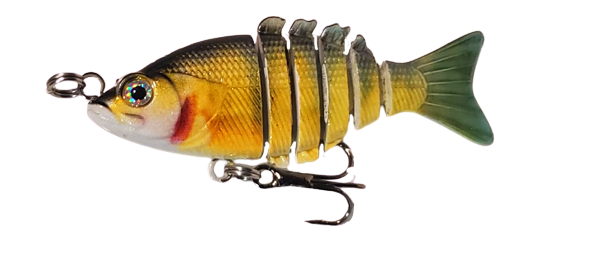 2" Spring Shad Swimbait Yellow Perch