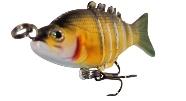 2" Spring Shad Swimbait Yellow Perch