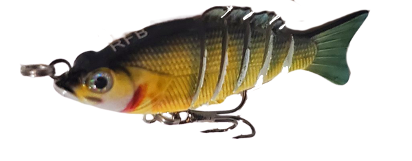 2" Spring Shad Swimbait Yellow Perch