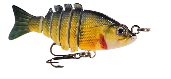 2" Spring Shad Swimbait Yellow Perch