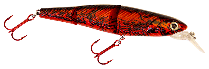 4.50" S-Defender Jerkbait Red Craw