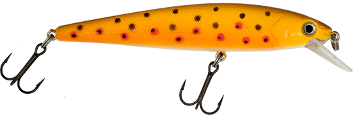 4" Major Minnow Jerkbait Brown Trout
