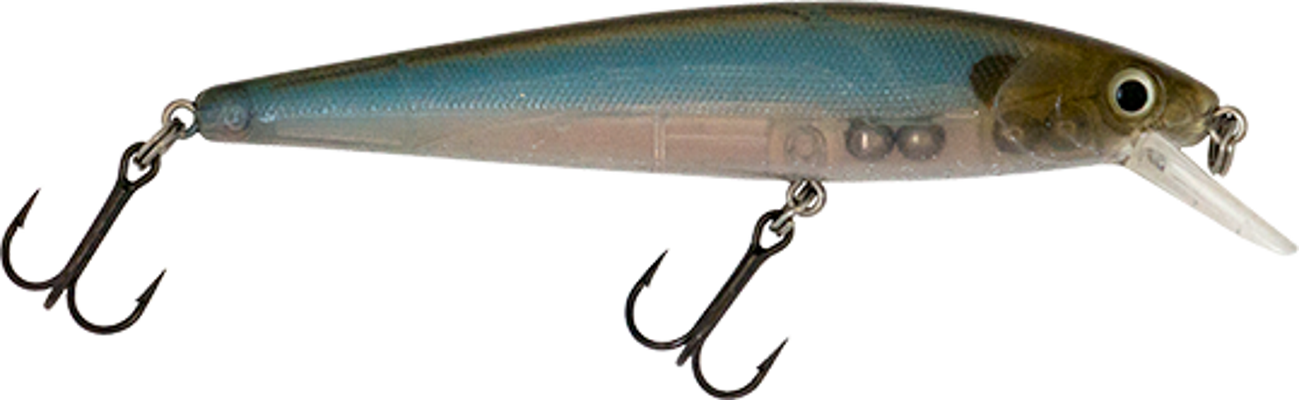 4" Major Minnow Jerkbait Ghost Mnnow