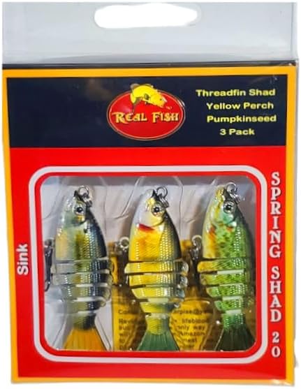 2" Spring Shad Swimbait 3/pk