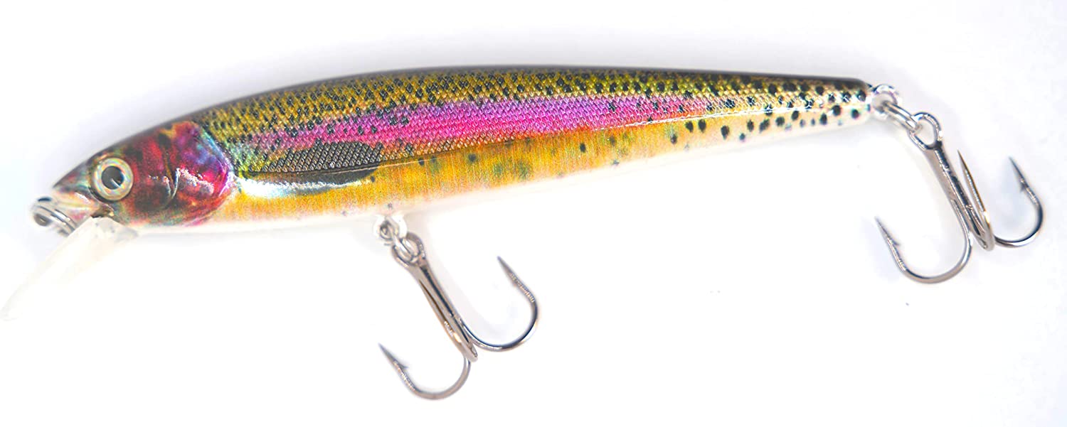 4" Major Minnow Jerkbait Rainbow Trout