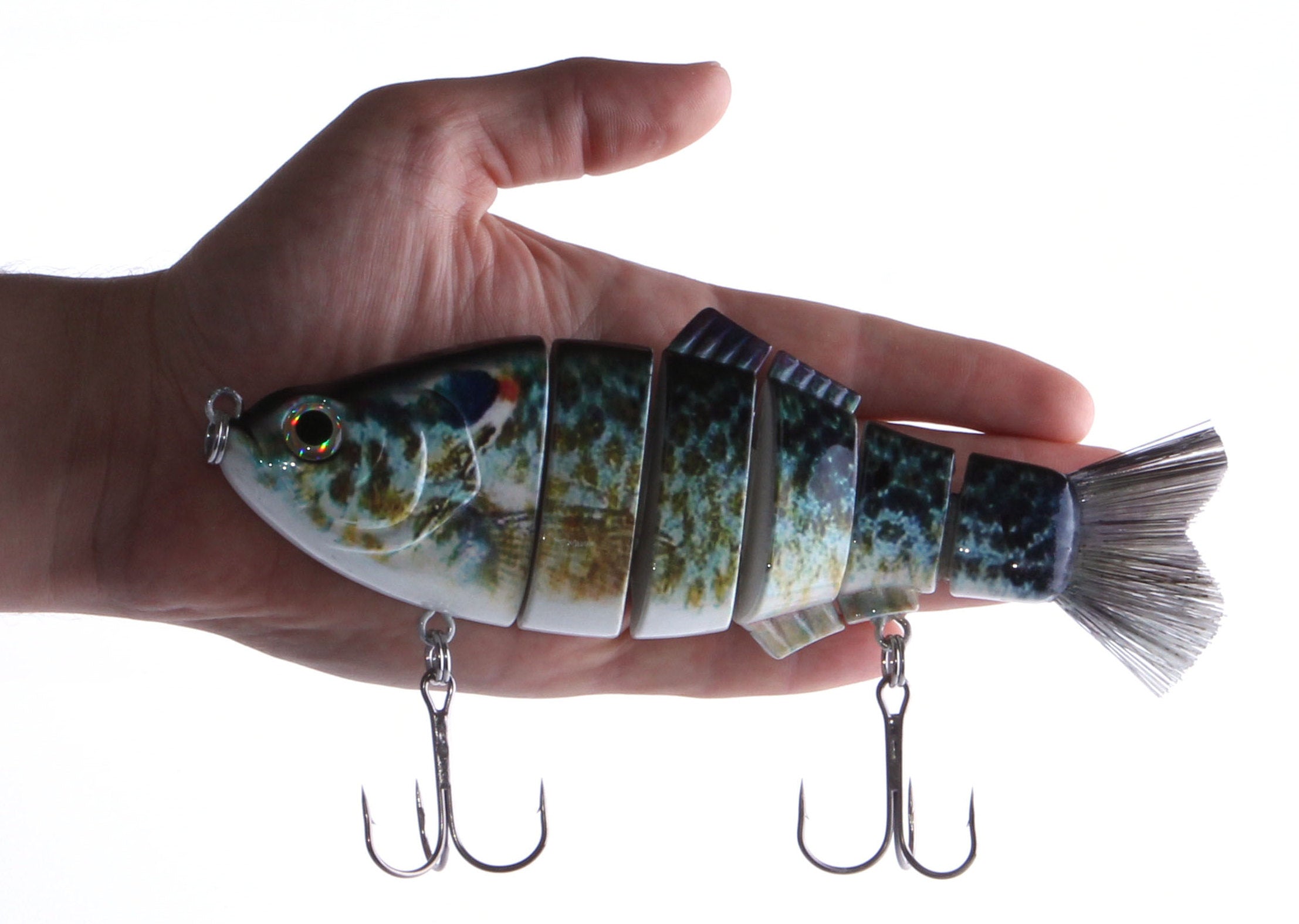 8" Spring Shad Swimbait Pumpkinseed