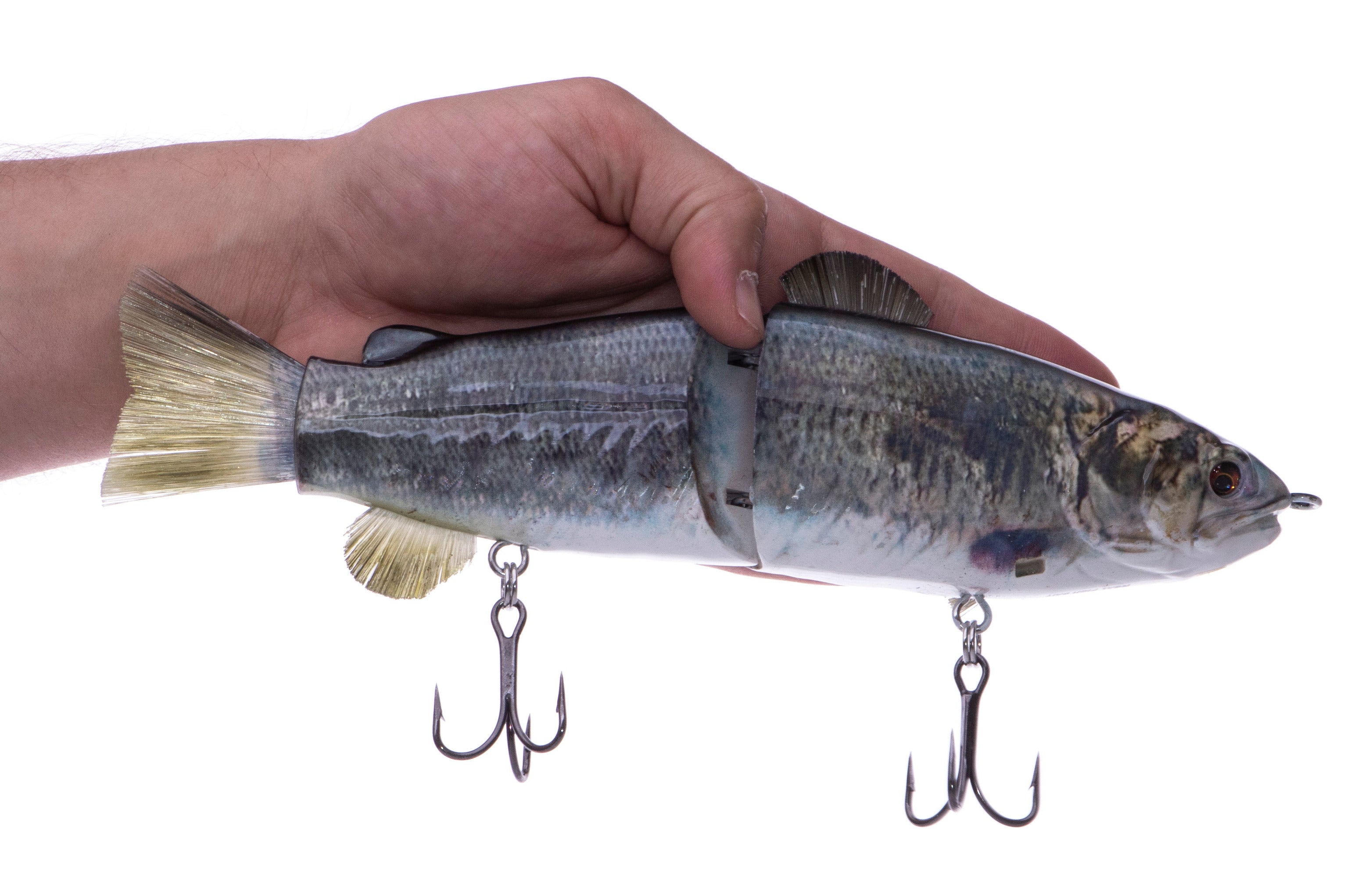 10" RF Glider swimbait Gizzard Shad