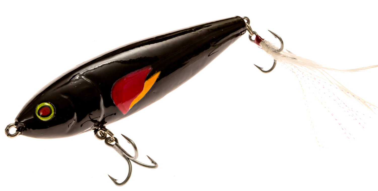 Wood Boog Wooden Top Water Black Bird