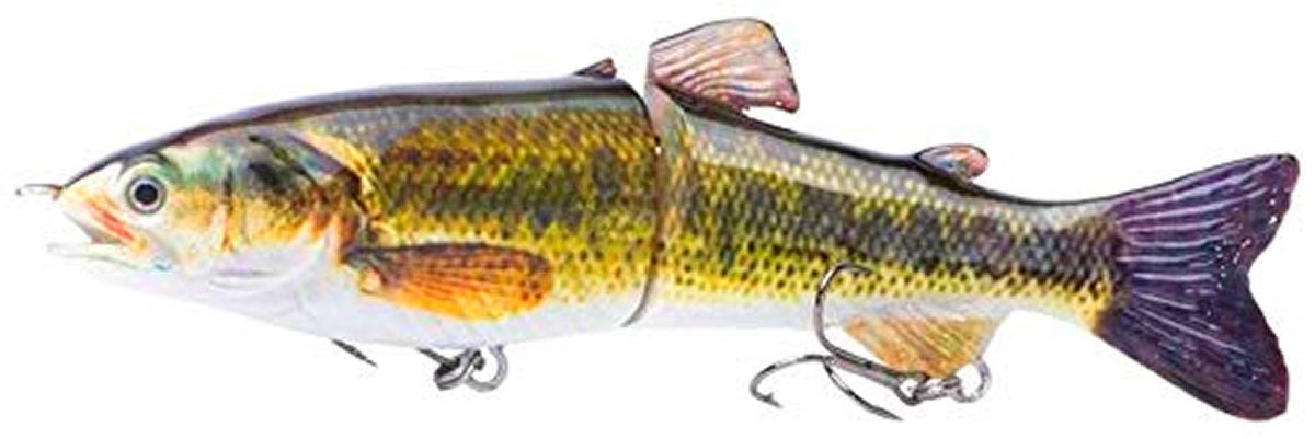 7" RF Glider Swimbait Green Baby Bass