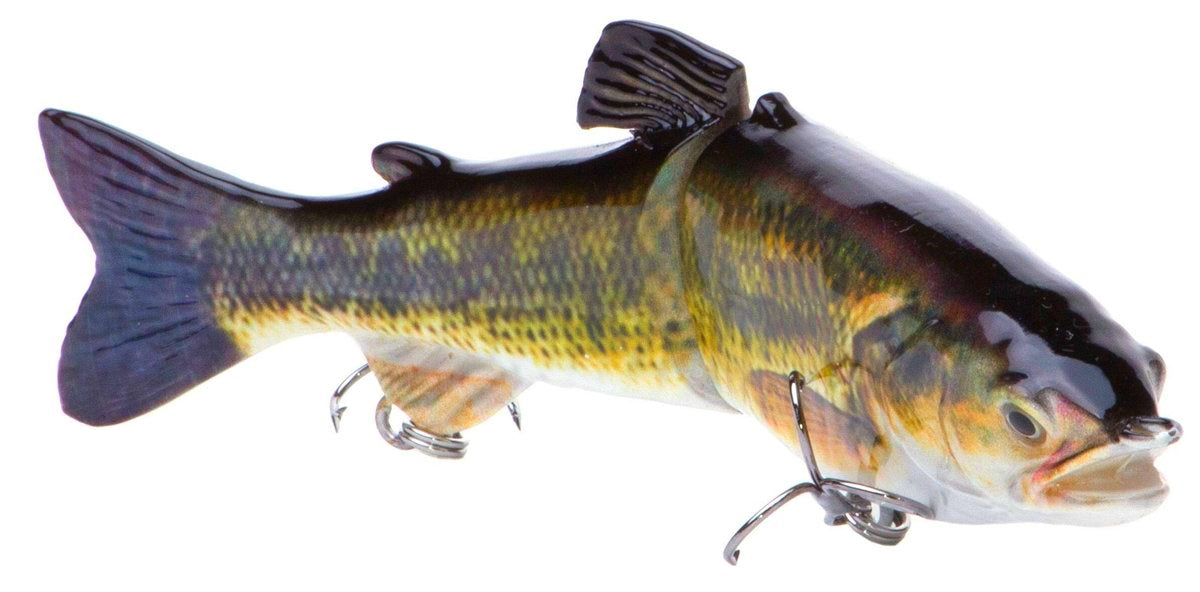 7" RF Glider Swimbait Green Baby Bass