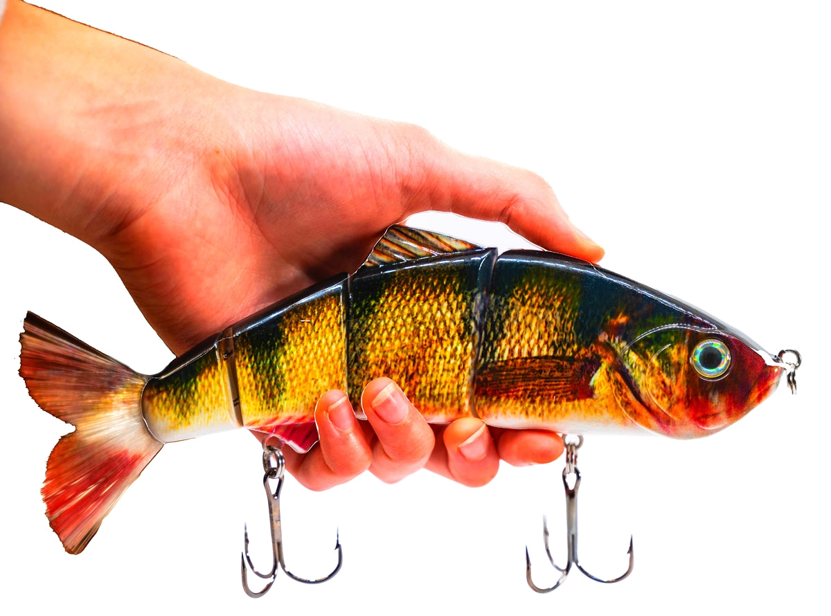 9" Summer Dancer Swimbait Yellow Perch