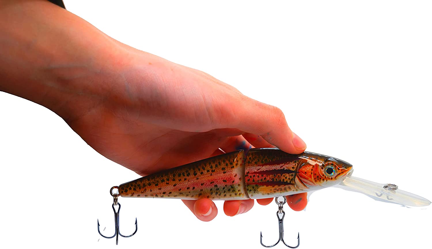 5.50" Jack The Ripper Jerkbait Rainbow Trout Injured