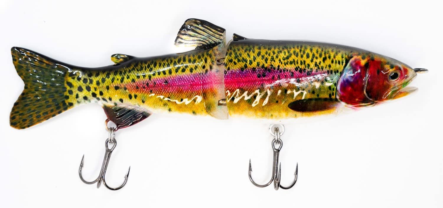 7" RF Glider Swimbait Dark Rainbow Trout