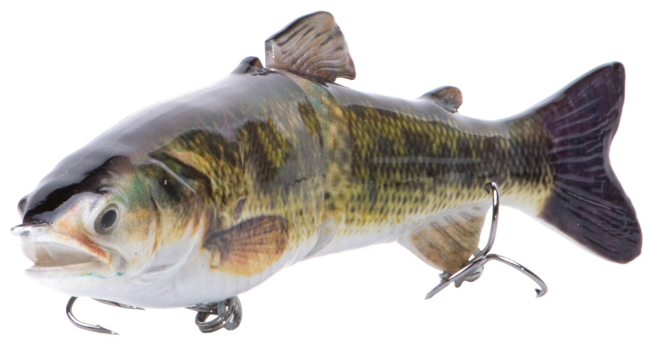 7" RF Glider Swimbait Green Baby Bass