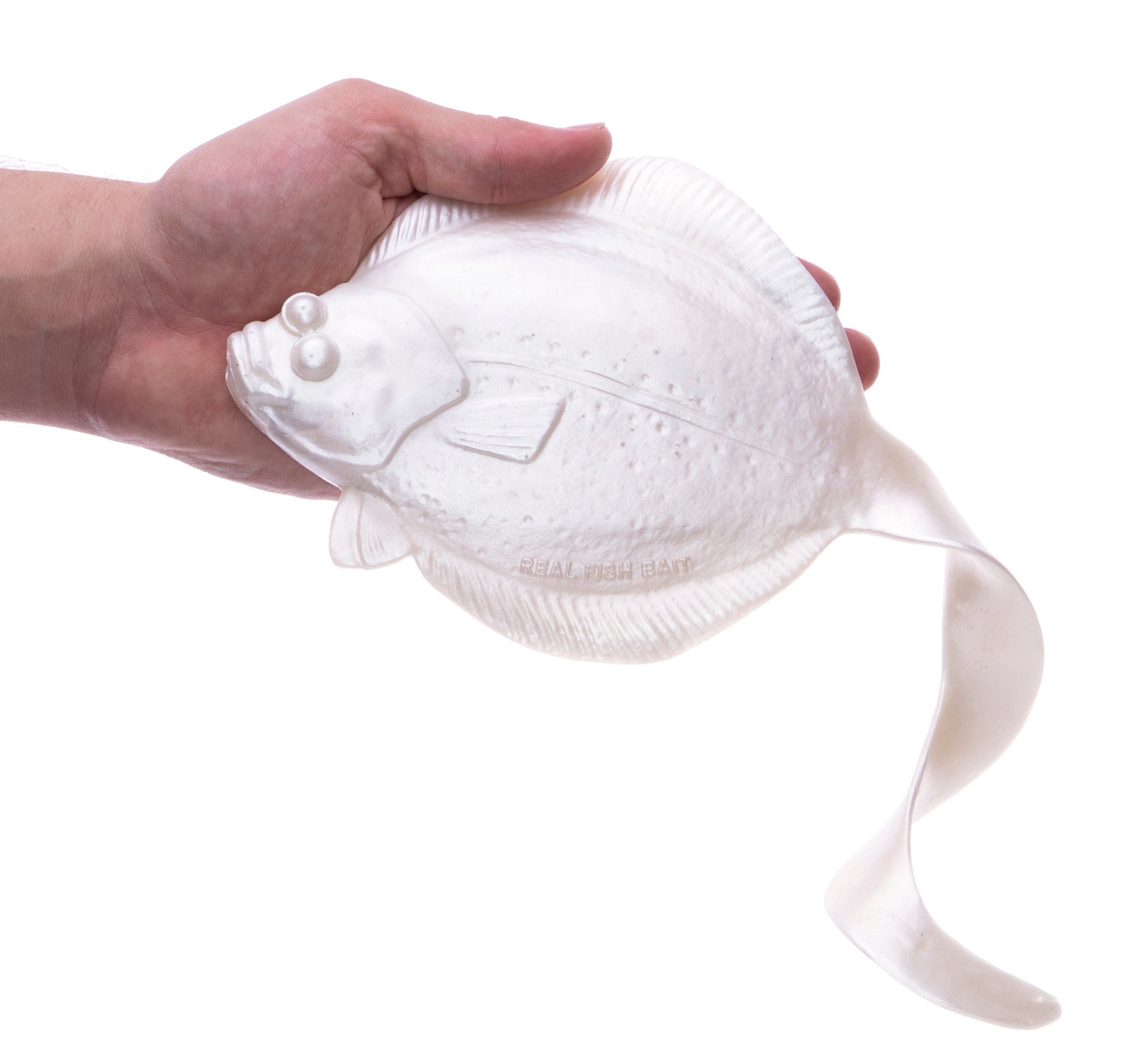 10" Sanddab Rig Pearl White